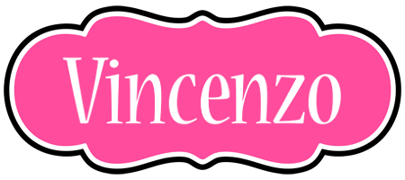 Vincenzo invitation logo