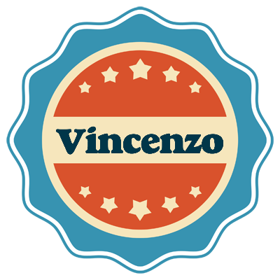 Vincenzo labels logo