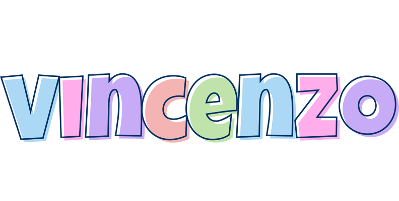 Vincenzo pastel logo