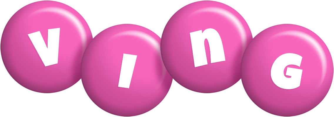 Ving candy-pink logo