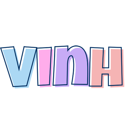 Vinh pastel logo