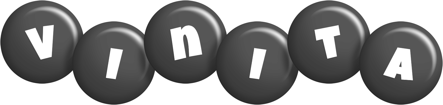 Vinita candy-black logo
