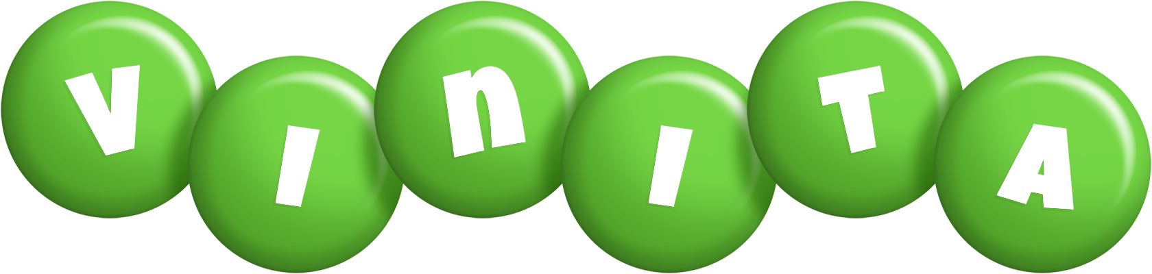 Vinita candy-green logo