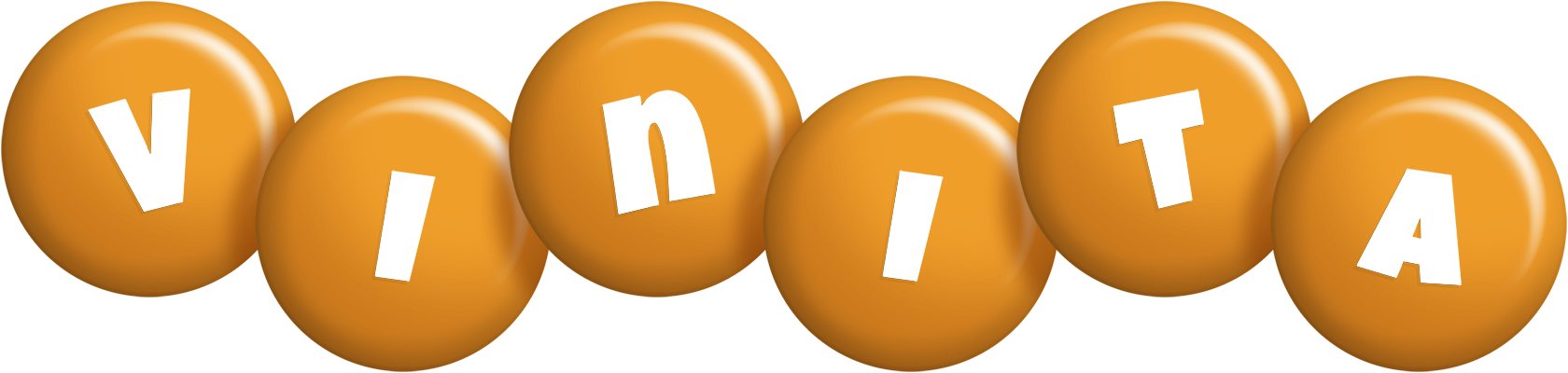 Vinita candy-orange logo