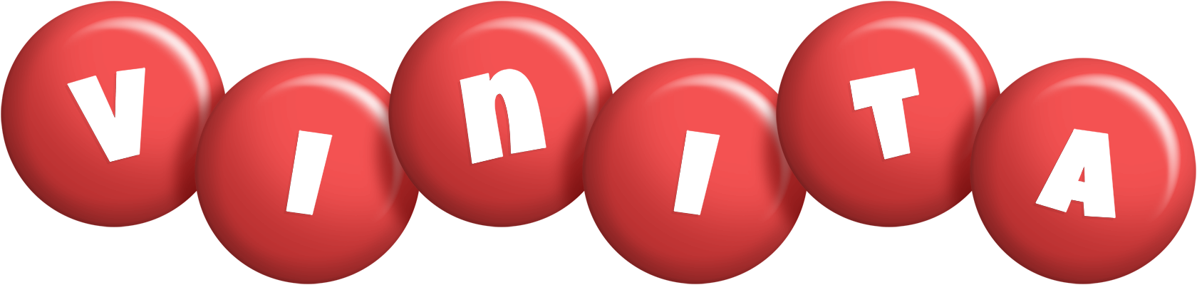 Vinita candy-red logo
