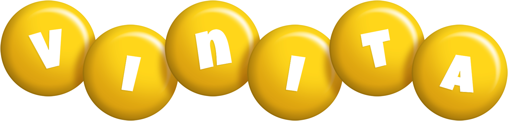 Vinita candy-yellow logo
