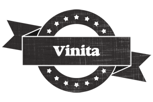 Vinita grunge logo