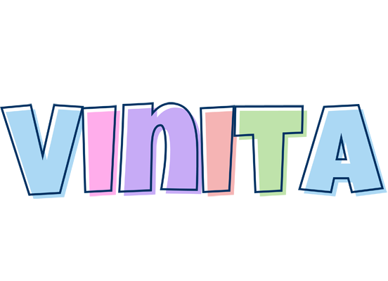 Vinita pastel logo