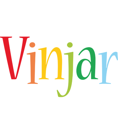 Vinjar birthday logo