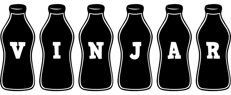 Vinjar bottle logo