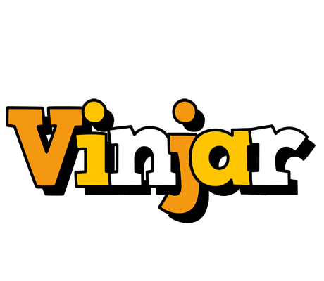 Vinjar cartoon logo
