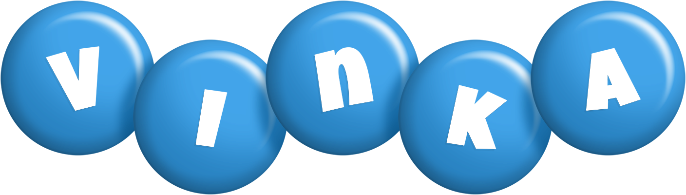 Vinka candy-blue logo