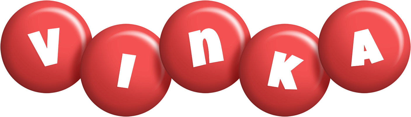 Vinka candy-red logo