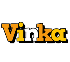 Vinka cartoon logo