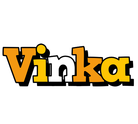Vinka cartoon logo
