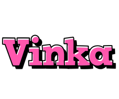 Vinka girlish logo