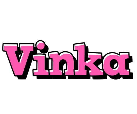 Vinka girlish logo