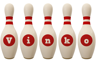 Vinko bowling-pin logo