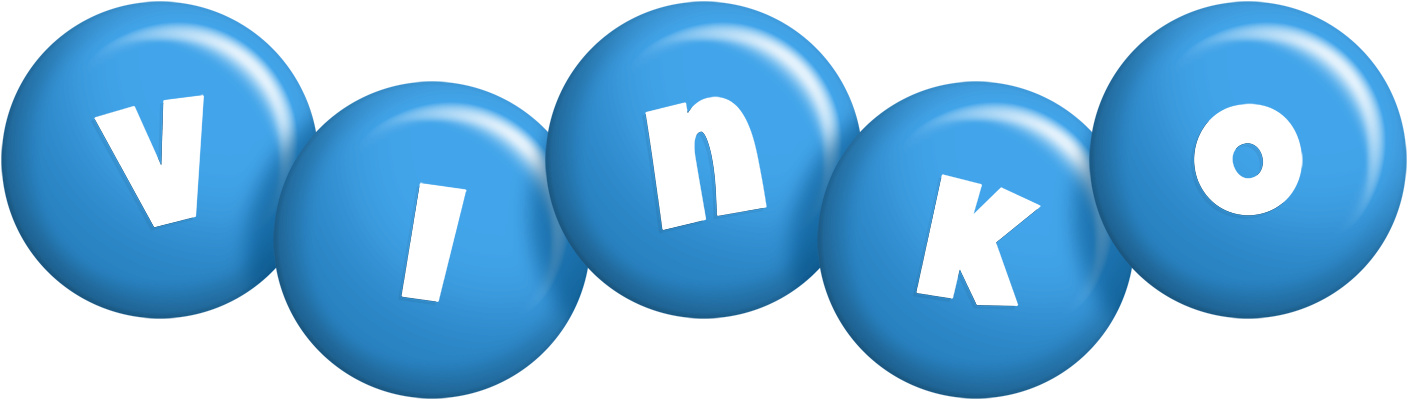 Vinko candy-blue logo