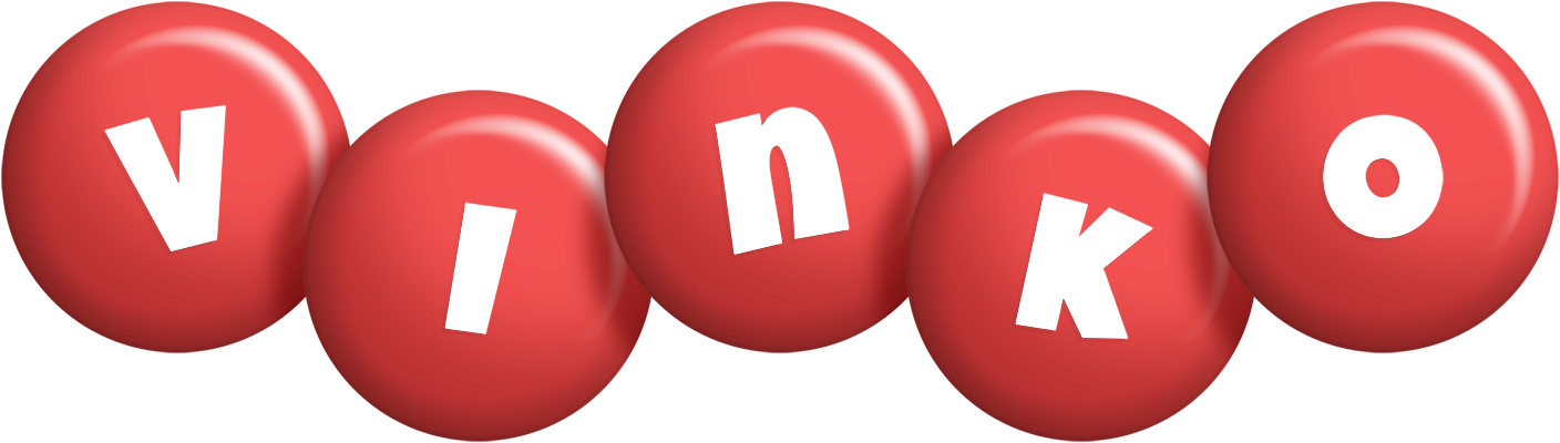 Vinko candy-red logo