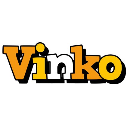 Vinko cartoon logo