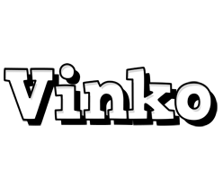 Vinko snowing logo