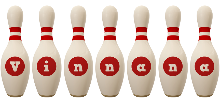 Vinnana bowling-pin logo