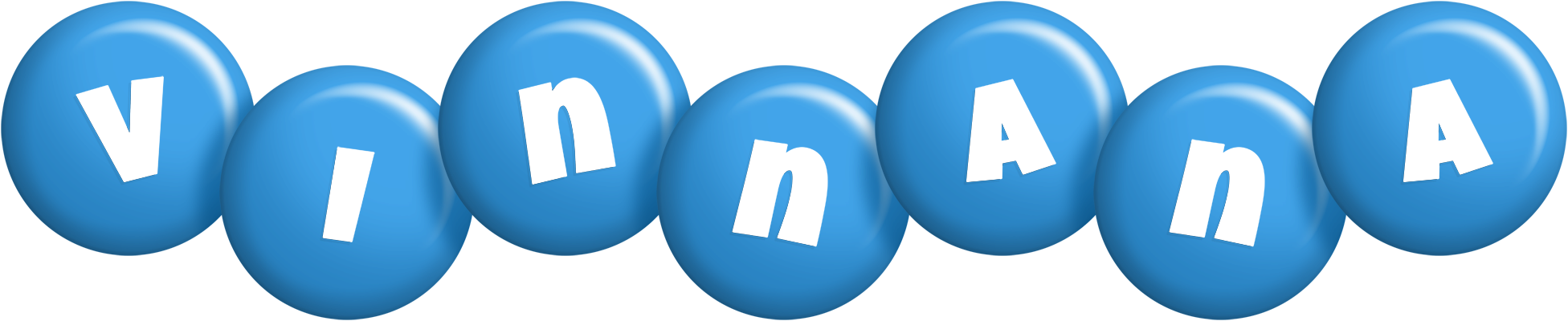 Vinnana candy-blue logo