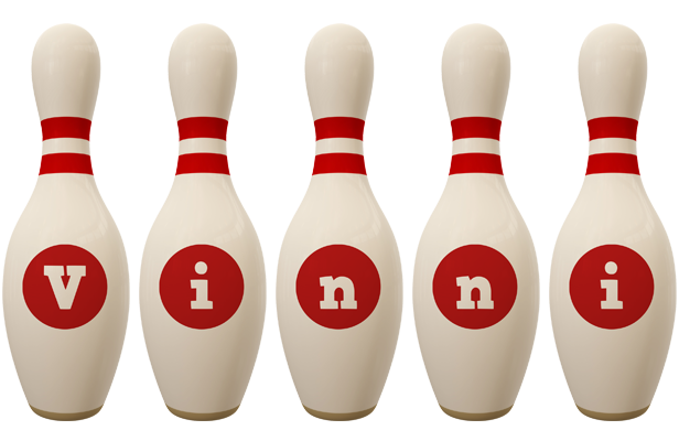 Vinni bowling-pin logo