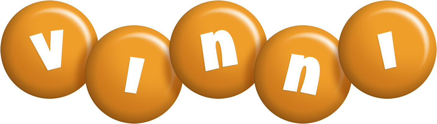 Vinni candy-orange logo