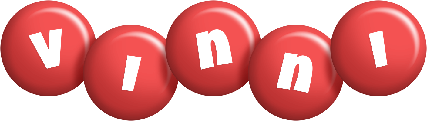Vinni candy-red logo