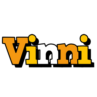 Vinni cartoon logo