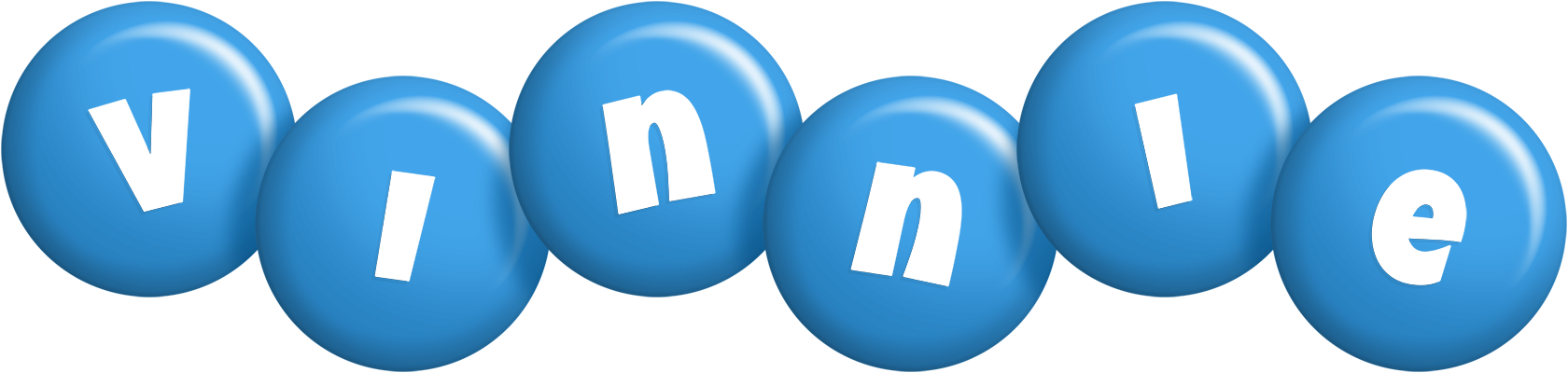 Vinnie candy-blue logo
