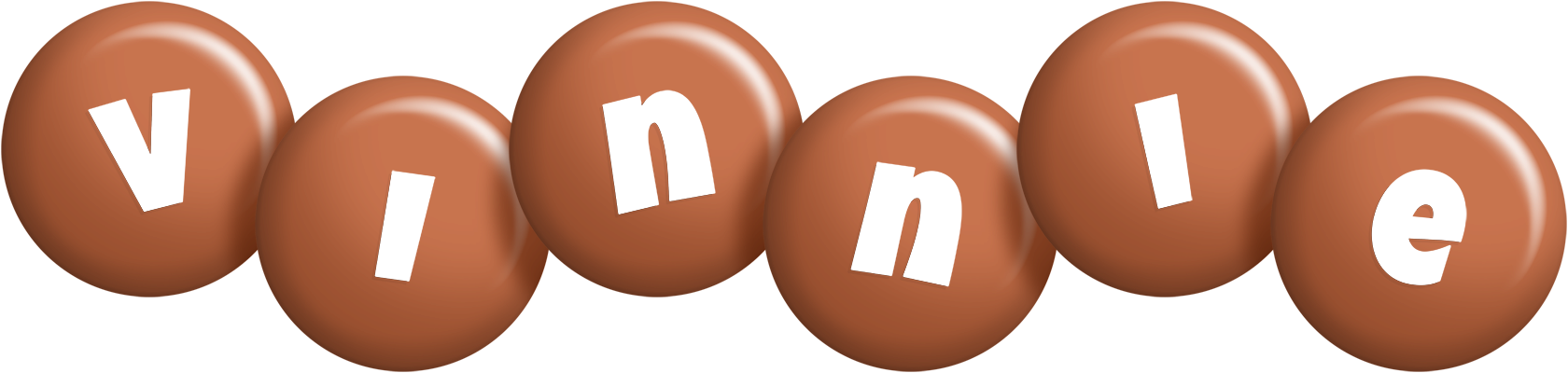 Vinnie candy-brown logo