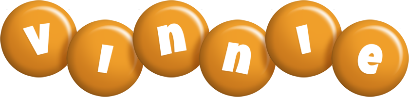 Vinnie candy-orange logo