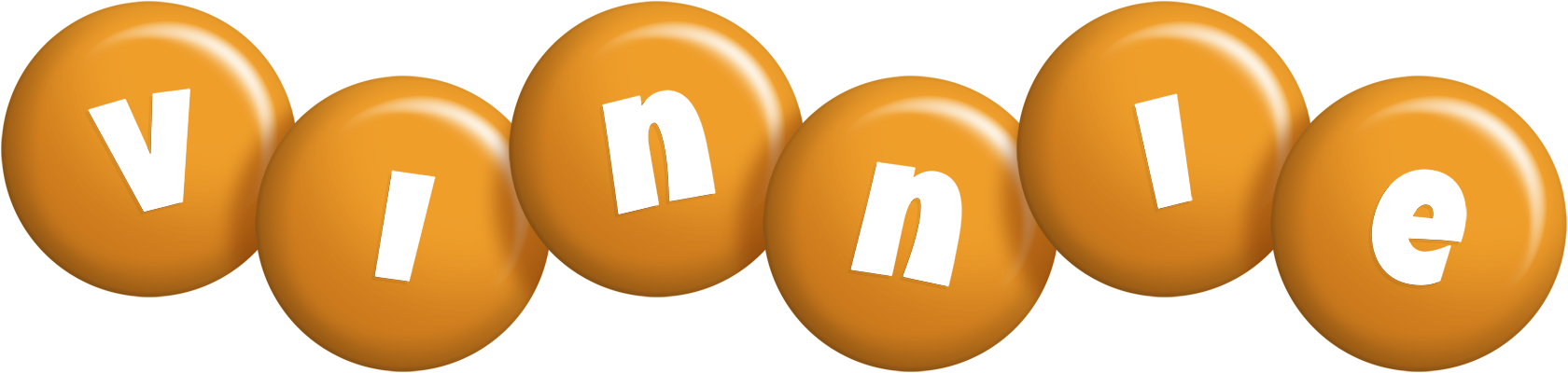 Vinnie candy-orange logo