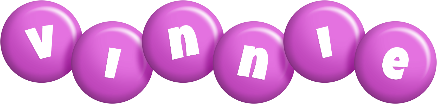 Vinnie candy-purple logo