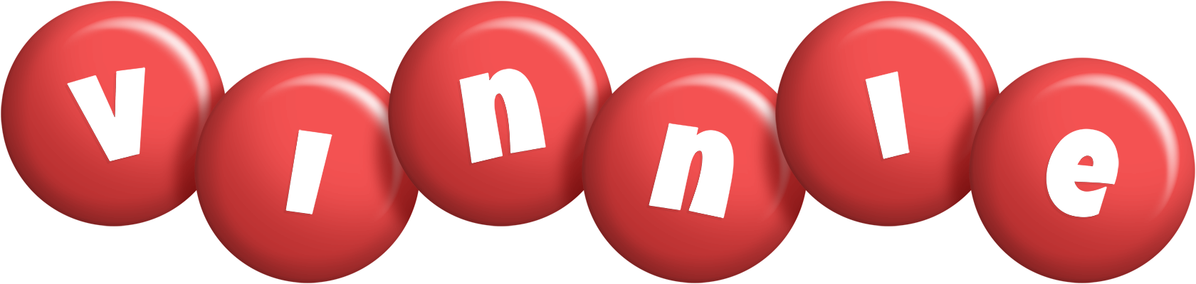 Vinnie candy-red logo