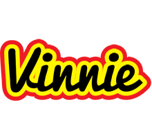 Vinnie flaming logo