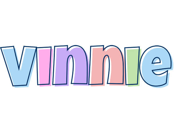 Vinnie pastel logo