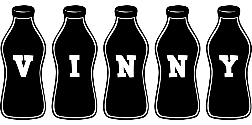 Vinny bottle logo
