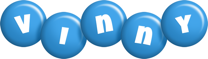 Vinny candy-blue logo