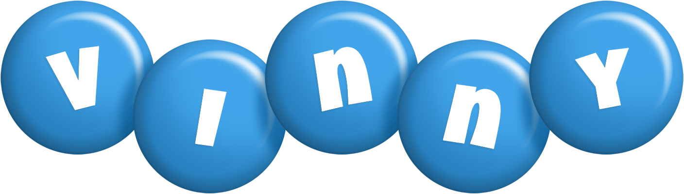 Vinny candy-blue logo