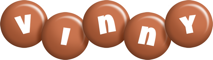 Vinny candy-brown logo