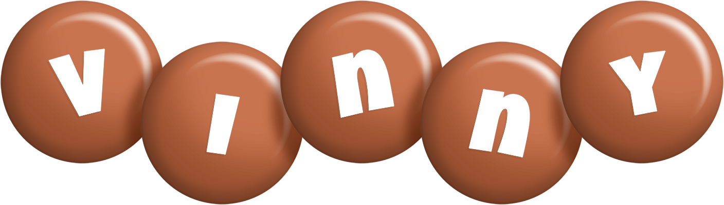 Vinny candy-brown logo
