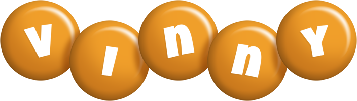 Vinny candy-orange logo