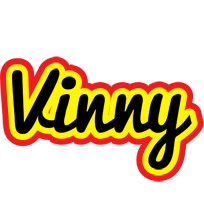 Vinny flaming logo