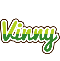 Vinny golfing logo