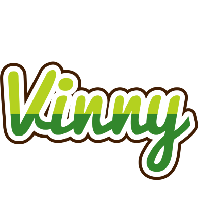 Vinny golfing logo