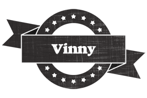 Vinny grunge logo